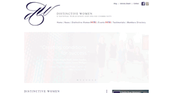 Desktop Screenshot of distinctivewomenmagazine.com