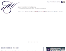 Tablet Screenshot of distinctivewomenmagazine.com
